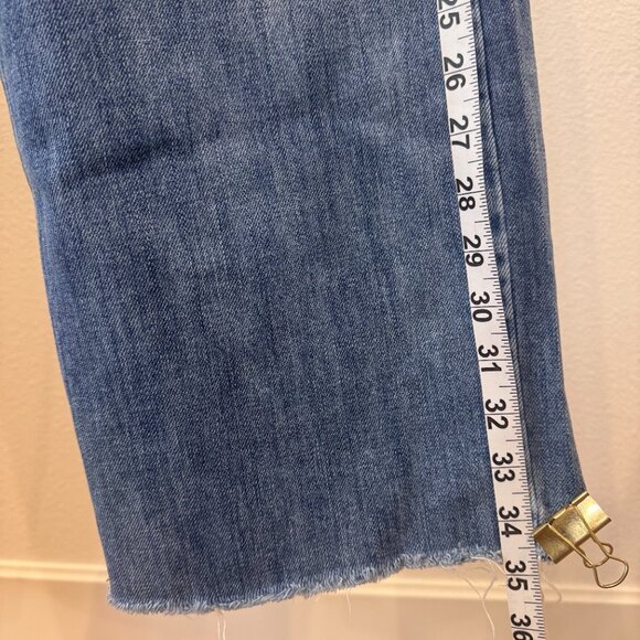 PacSun Cropped Wide Leg Jeans Medium Indigo | Size 24 | 90s Y2K Vintage Style - Picture 11 of 13